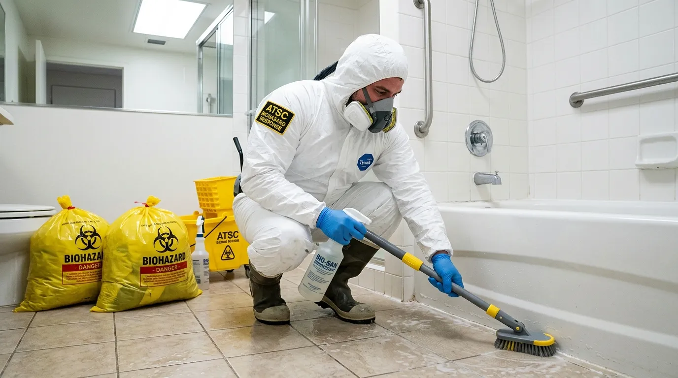 Decontamination equipment deployed for Blood Cleanup in Maplewood